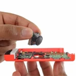 Botón de repuesto 3D para Joy-Con derecho Nintendo Switch mostrando detalle