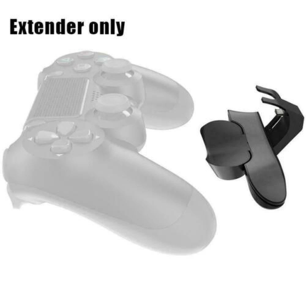 Vista lateral del botón trasero extendido para mando PS4
