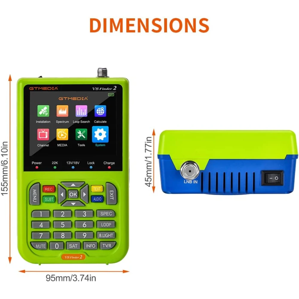 Freesat V8 Finder HD DVB-S/S2 satelītu meklētājs