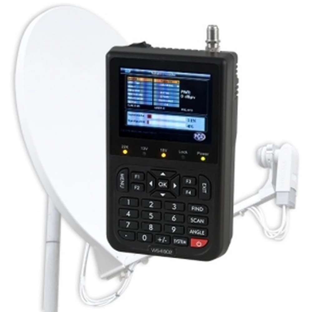 Satlink WS6902 satelītu meklētājs: digitālais mērītājs paraboliskiem šķīvjiem