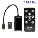 MHL uz HDMI adaptera kabelis ar pulti Galaxy S2, S3, S4, S5, Note 2 un HTC One