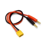 4mm banana uz XT60 kabelis 15cm Amass