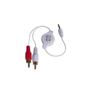 Retrakts stereo kabelis iPod iPhone 3G MP3