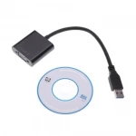 USB 3.0 uz VGA pārveidotāja kabelis monitoram 1080p - satkit