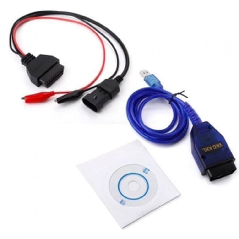 Fiat diagnostikas kabelis 3 pin OBD2 KKL VAG 409.1 USB ar Alfa Fiat interfeisu