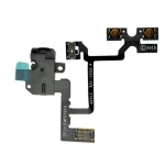 iPhone 4 audio flex kabelis melns - oriģināla remonta detaļa