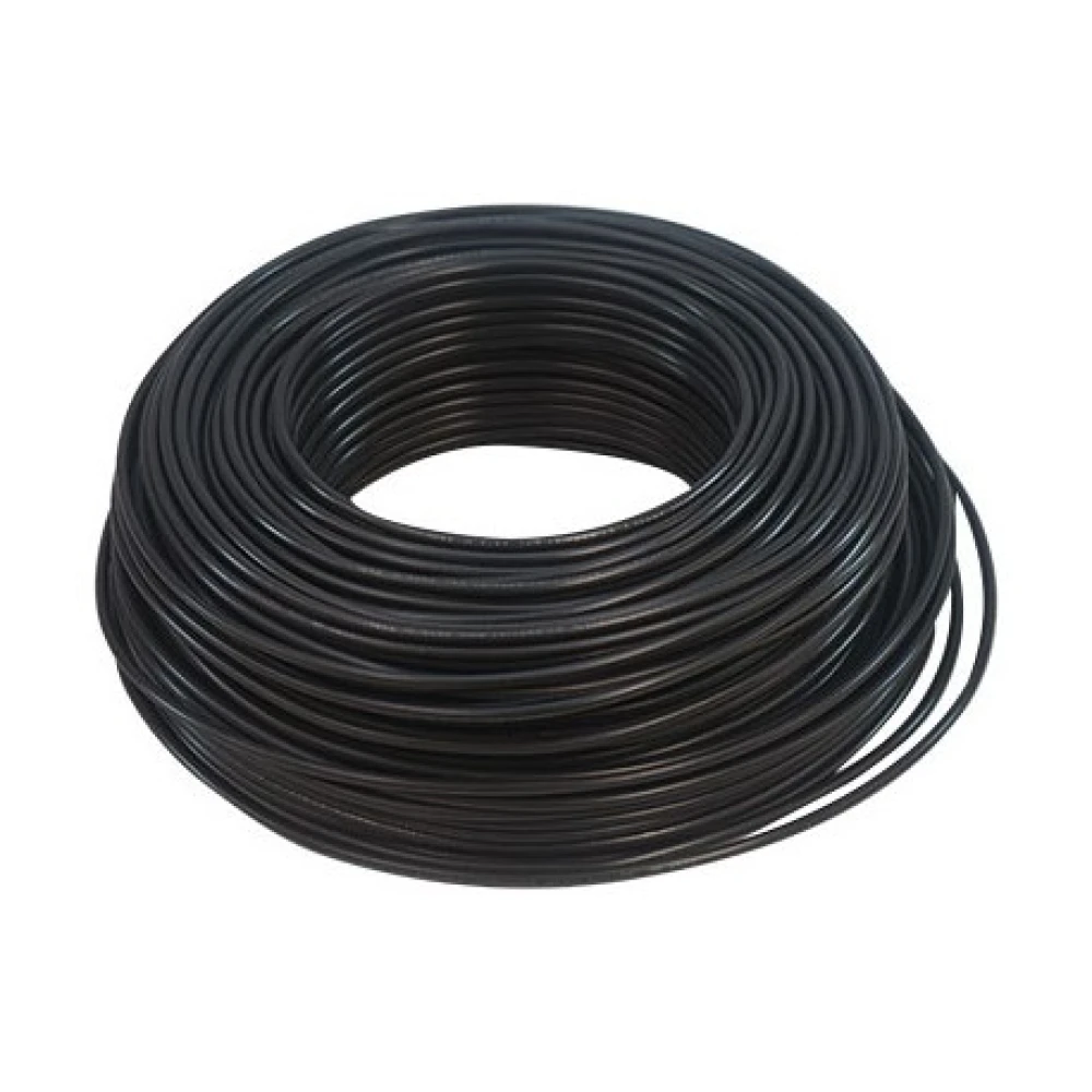 Elastīgs silikona kabelis 16AWG melns, izturīgs līdz 200º un 3kV profesionālai lietošanai