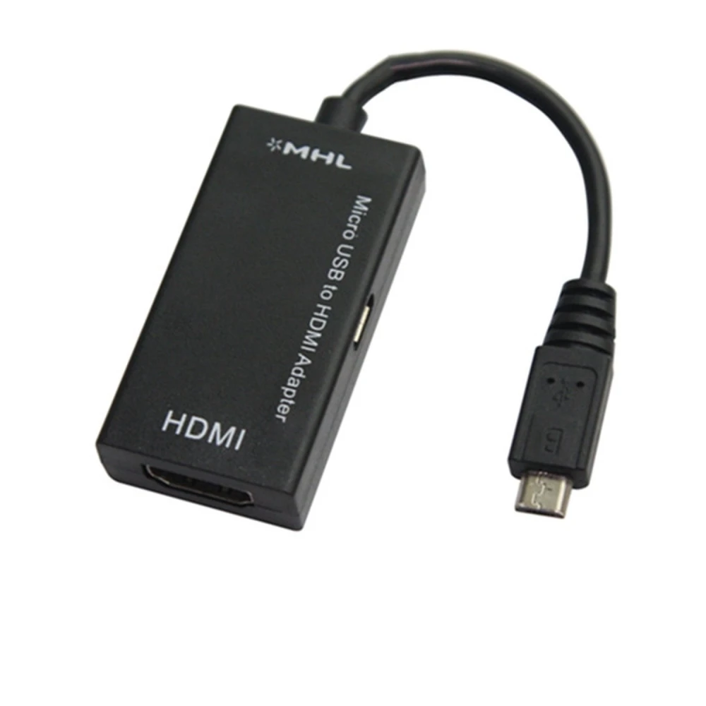 MHL microUSB uz HDMI kabelis mobilā savienošanai ar TV ar HD skaņu un attēlu