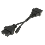 OBD1 uz OBD2 kabelis Mitsubishi un Hyundai - 12Pin uz 16Pin
