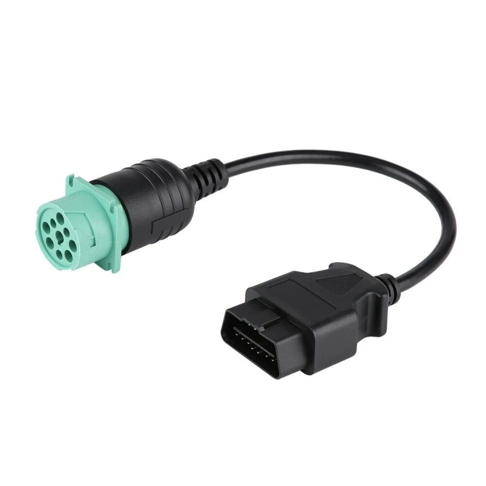 OBD2 9 kontaktu uz 16 kontaktu kabelis Cummins kravas auto