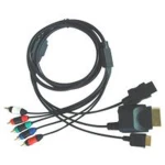 4-in-1 komponentu kabelis PS2, PS3, Wii un Xbox 360