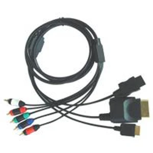 4-in-1 komponentu kabelis PS2, PS3, Wii un Xbox 360