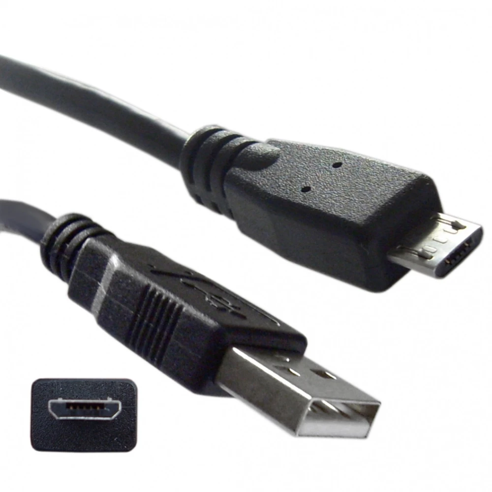 USB 2.0 uz MicroUSB kabelis 1m M/M - satkit mobilajiem tālruņiem un planšetdatoriem