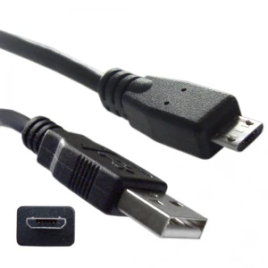 satkit USB 2.0 uz MicroUSB kabelis 1m M/M - satkit mobilajiem tālruņiem un planšetdatoriem
