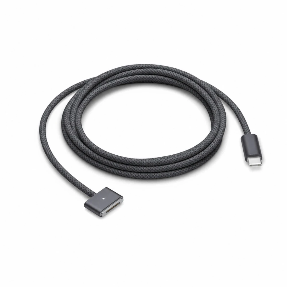 USB-C uz MagSafe 3 140W kabelis MacBook Pro un Air - 2 m pīts, Space Grey
