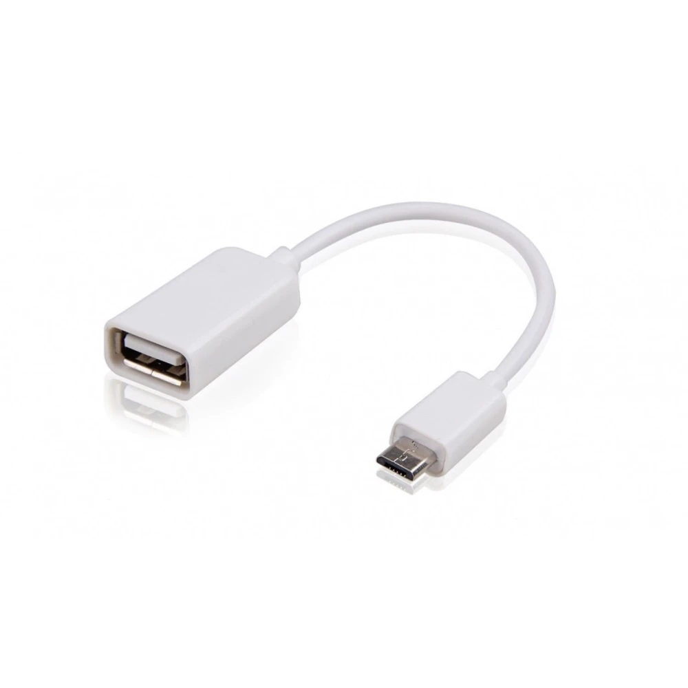 USB OTG Micro USB kabelis vīrietis - USB sieviete 10 cm, saderīgs ar Android