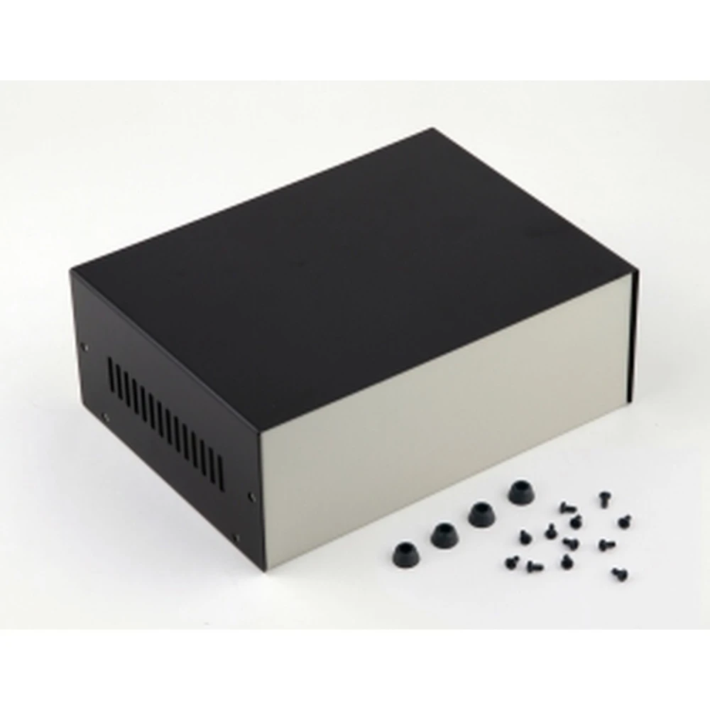Metāla kaste projektiem 210x155x80mm ar ventilācijas spraugām