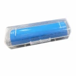 Bateriju Kaste 1× 18650 Caurspīdīgs Plastmasa Pretputekļu Individuāla Aizsardzība