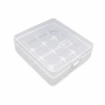 Bateriju Turētāja Kārba 4× 18650 Caurspīdīgs Plastmasa Uzglabāšana Aizsardzība