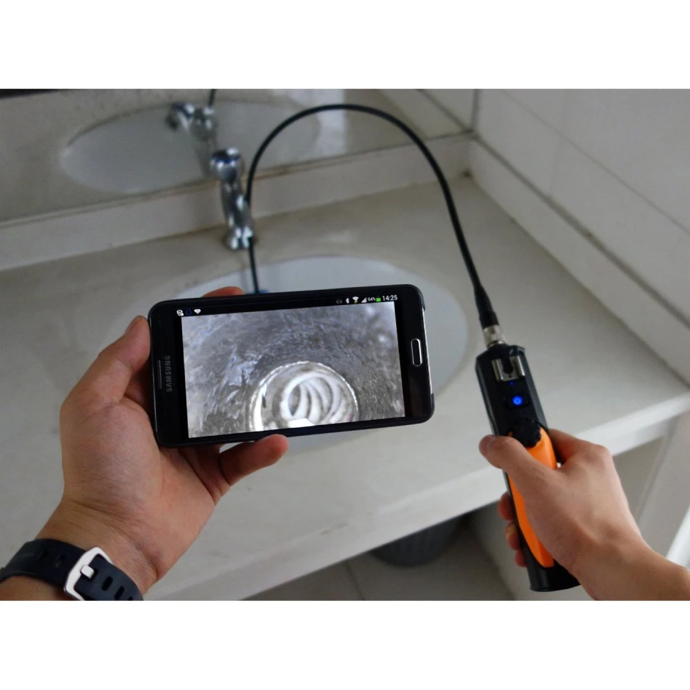 Cámara inalámbrica para inspección en zonas difíciles con conexión wifi