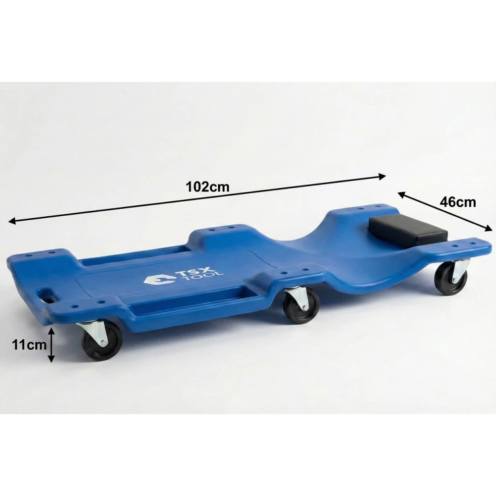 Darbnīcas guļamrati ar riteņiem no izturīgas plastmasas TSX TOOL
