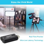 HDMI USB video uztvērējs 1080P straumēšanai, spēlēm un videokonferencēm