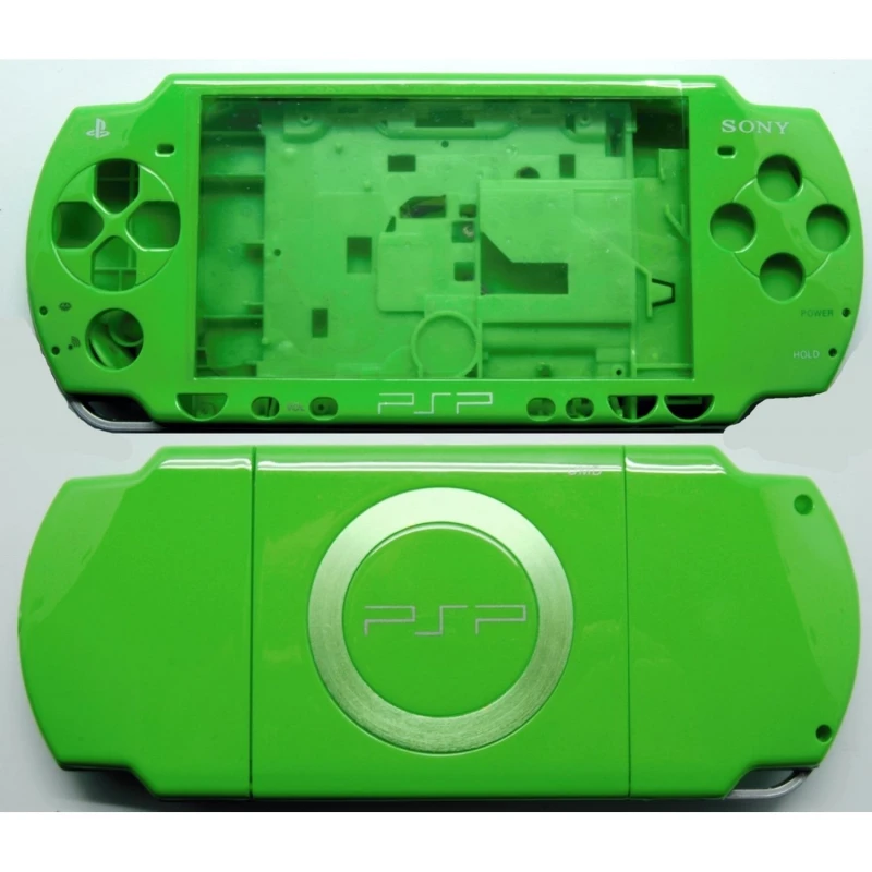 Pilns PSP 2000 Slim korpuss zaļā krāsā ar pogām