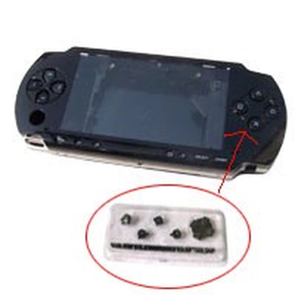 Pilns PSP 2000 Slim melns korpuss ar pogām remontam