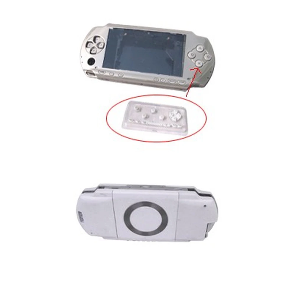 Pilns PSP balts korpusa komplekts ar pogām remontam un personalizēšanai