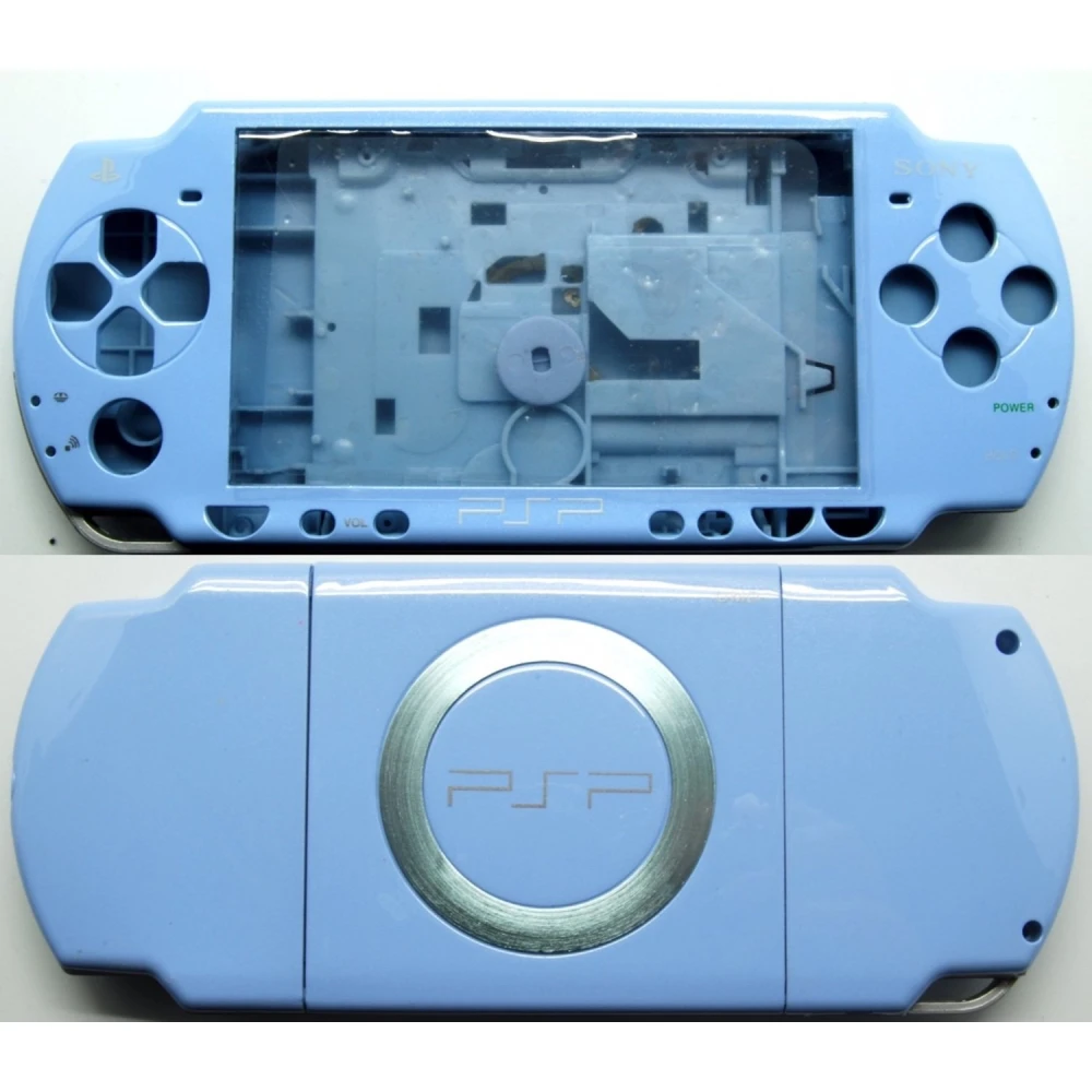 Pilns PSP2000 korpuss zilā krāsā ar pogām remontam