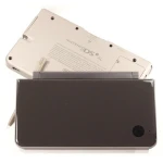 Nintendo DSi XL korpuss brūns ar pogām un skrūvēm