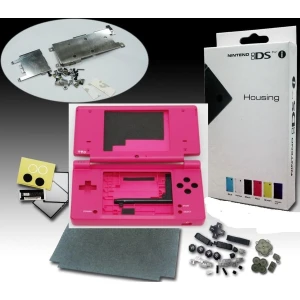 Nintendo DSi rozā korpuss - pilns komplekts ar pogām un skrūvēm