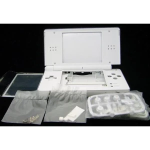Nintendo DS Lite balts korpusa nomaiņas komplekts ar pogām un piederumiem