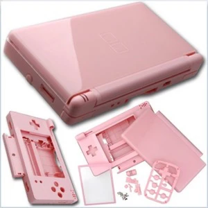 Nintendo DS Lite rozā korpuss pilnai nomaiņai un personalizācijai