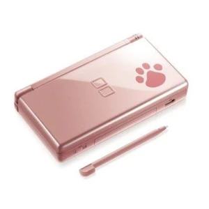 Korpusa nomaiņa Nintendo DS Lite Nintendogs ar rozā metālisku dizainu