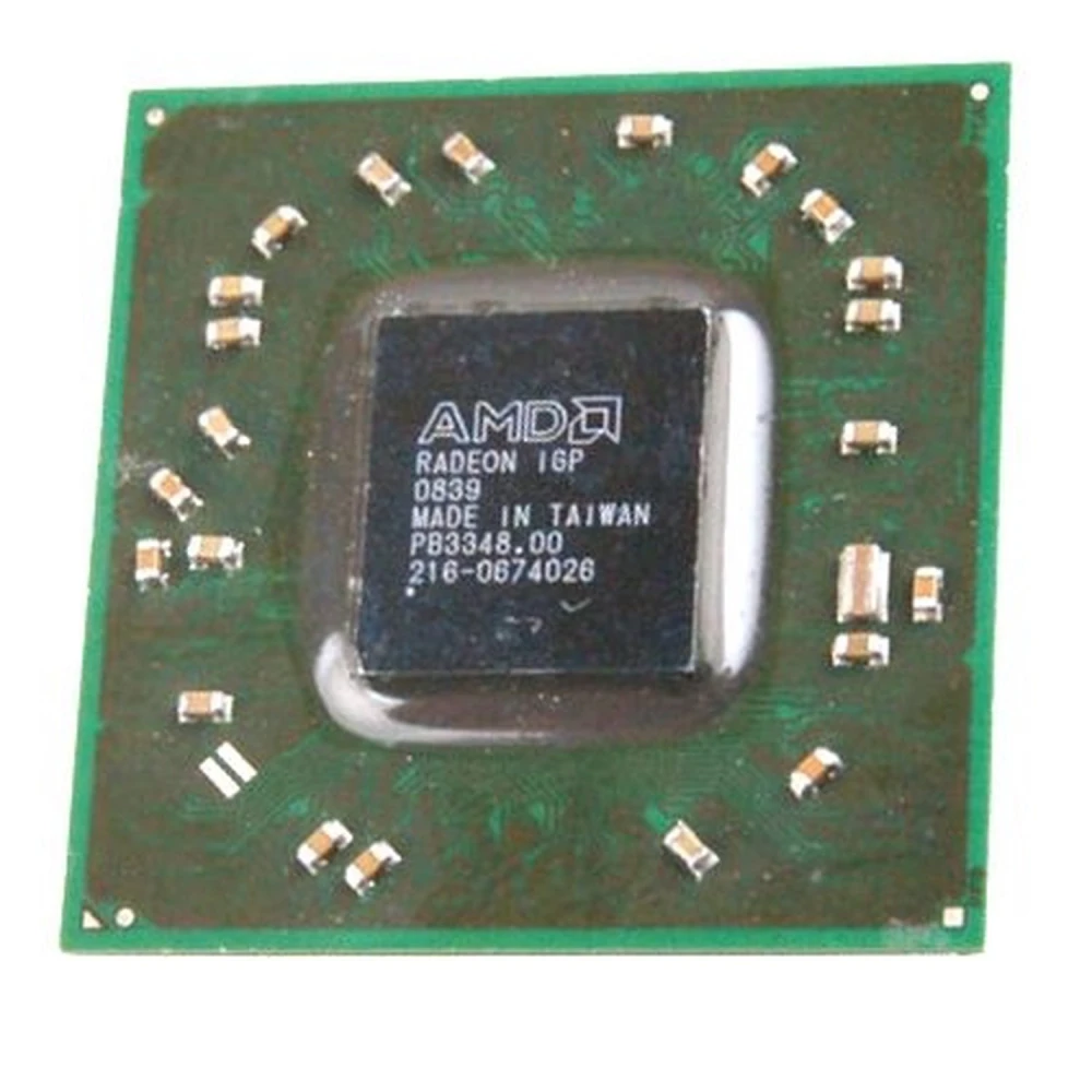 AMD Radeon IGP 216 grafiskais čipsets bez svina