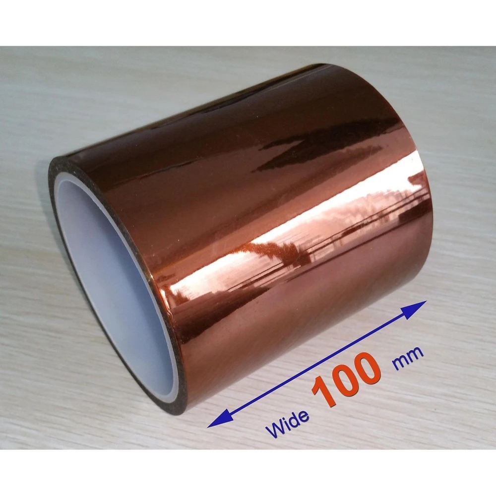 Kapton līmlente 100mm karstumizturīga lodēšanai un remontam