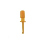 Oranžs testera klips ar vienkāršiem āķiem 4cm