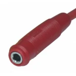 Satkit sarkanais 4mm sieviešu banāna savienotājs BS4506