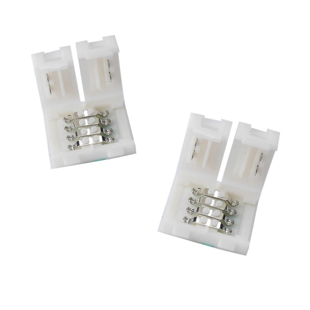 LED klip savienotājs 4 pin 10mm 5050 RGB LED lentēm