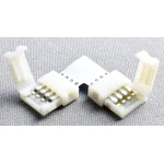 LED savienotājs L forma 4 pin 10mm 5050 RGB YourLed
