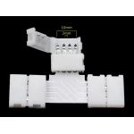 LED T-veida savienotājs 4 pin 10mm 5050 RGB YourLed