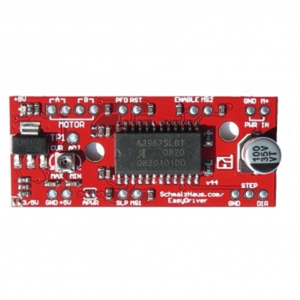 Easydriver V4.4 A3967 soļu motora draiveris Arduino