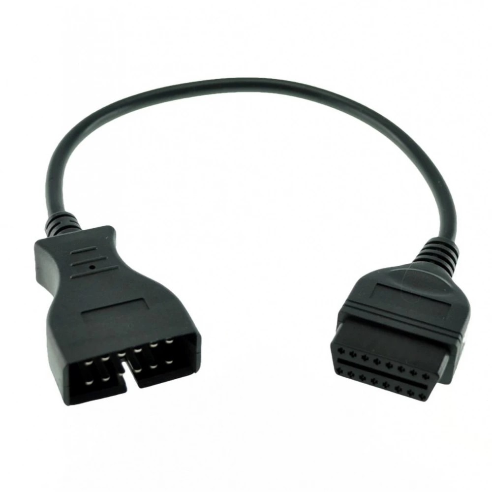 GM 12 kontaktu uz 16 kontaktu OBDII adapteris GM transportlīdzekļu diagnostikai