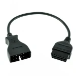 GM 12 kontaktu uz 16 kontaktu OBDII adapteris GM transportlīdzekļu diagnostikai