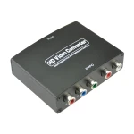Detalle de puertos HDMI y vídeo componente YPbPr del adaptador satkit
