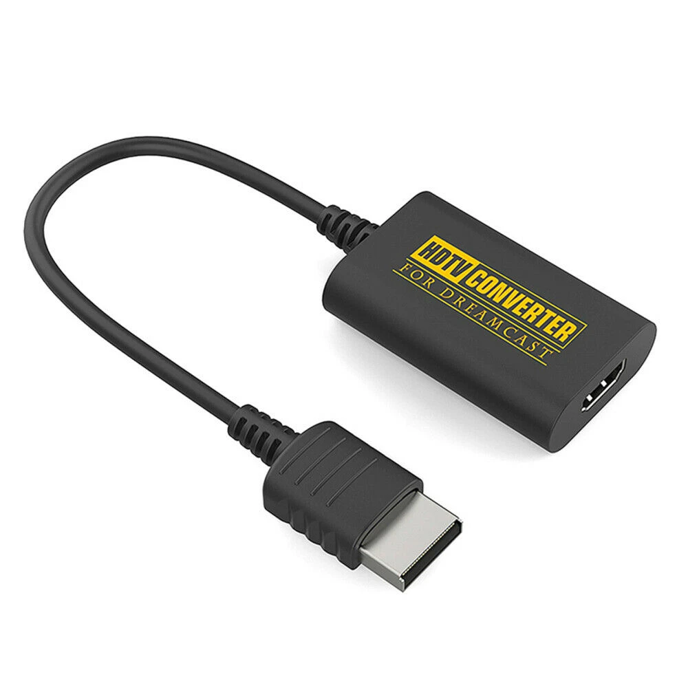 Dreamcast HDMI pārveidotājs - HDTV adapteris ar HDMI kabeli jūsu konsolei