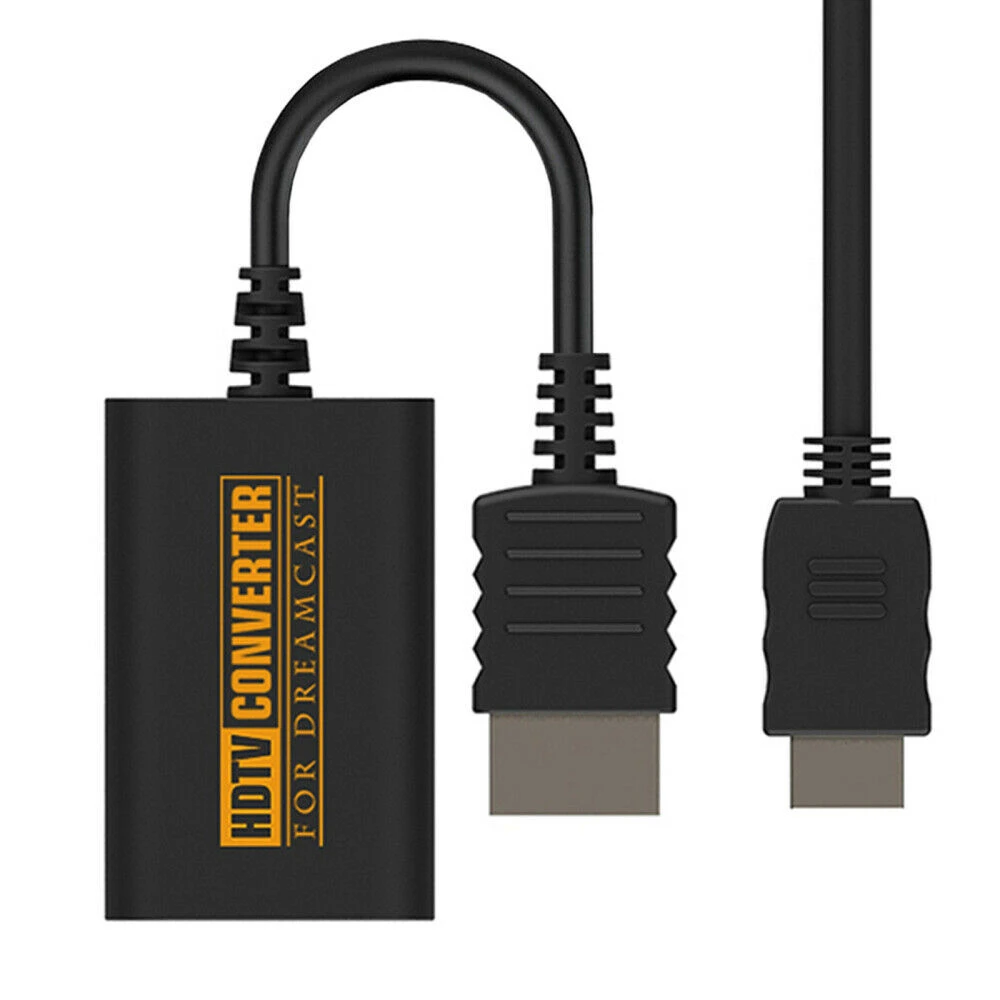 Dreamcast HDMI pārveidotājs - HDTV adapteris ar HDMI kabeli jūsu konsolei