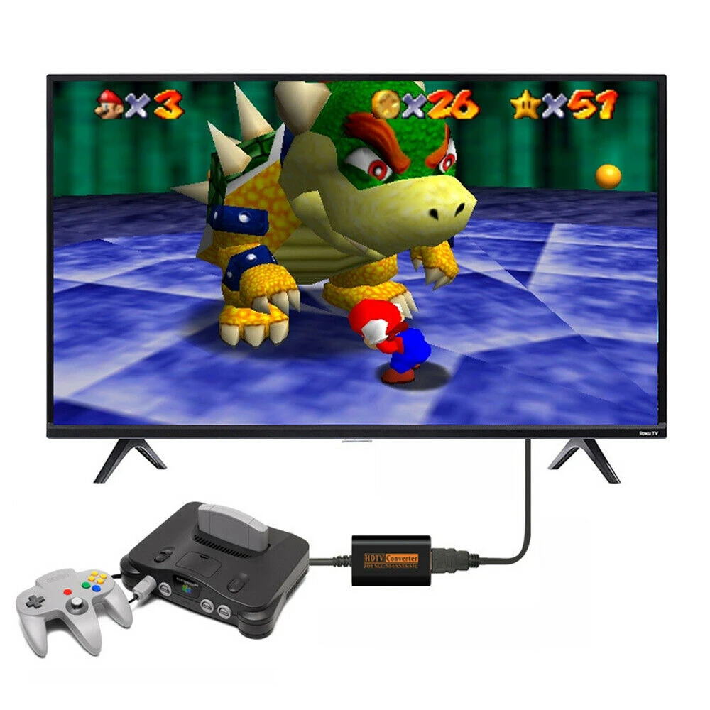 Nintendo N64 HDMI pārveidotājs - adapteris SNES, SFC un NGC konsolēm
