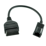 Honda 3 pin uz 16 pin OBDII adapteris auto diagnostikai